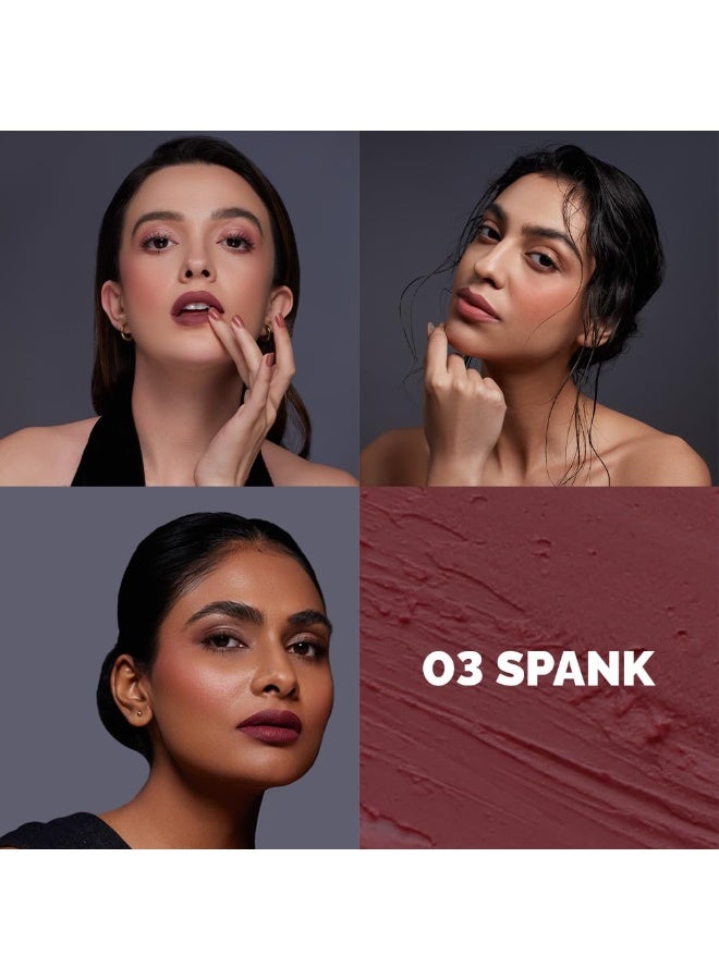 Staze 9to9 Cheek Me Out Multipurpose Blush Stick Tint | On The Go Lip + Cheek + Eye Makeup | Highly Pigmented + Blendable | 12Hrs Long Stay | Natural, Creamy Finish | Travel-Friendly | 03 Spank | 6g - Image 2